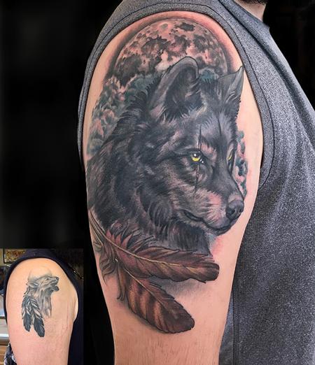 Katelyn Crane - Wolf and Feathers Coverup